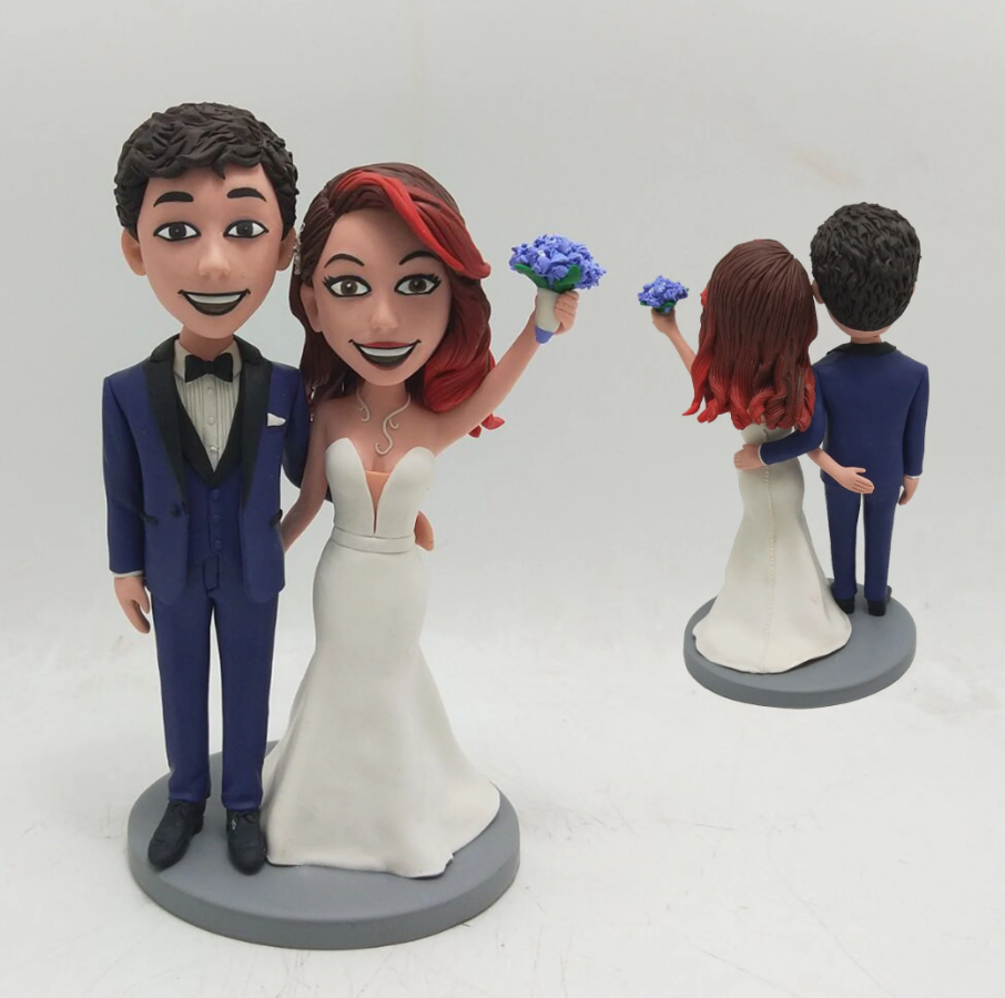 After Wedding Cake Topper of Couples
