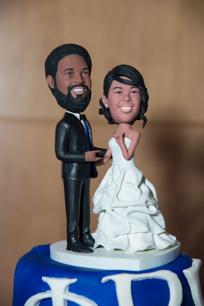 Western Wedding Couple Cake Topper