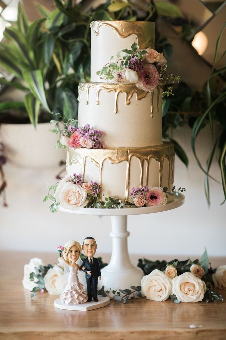 Happily Married Wedding Cake Topper