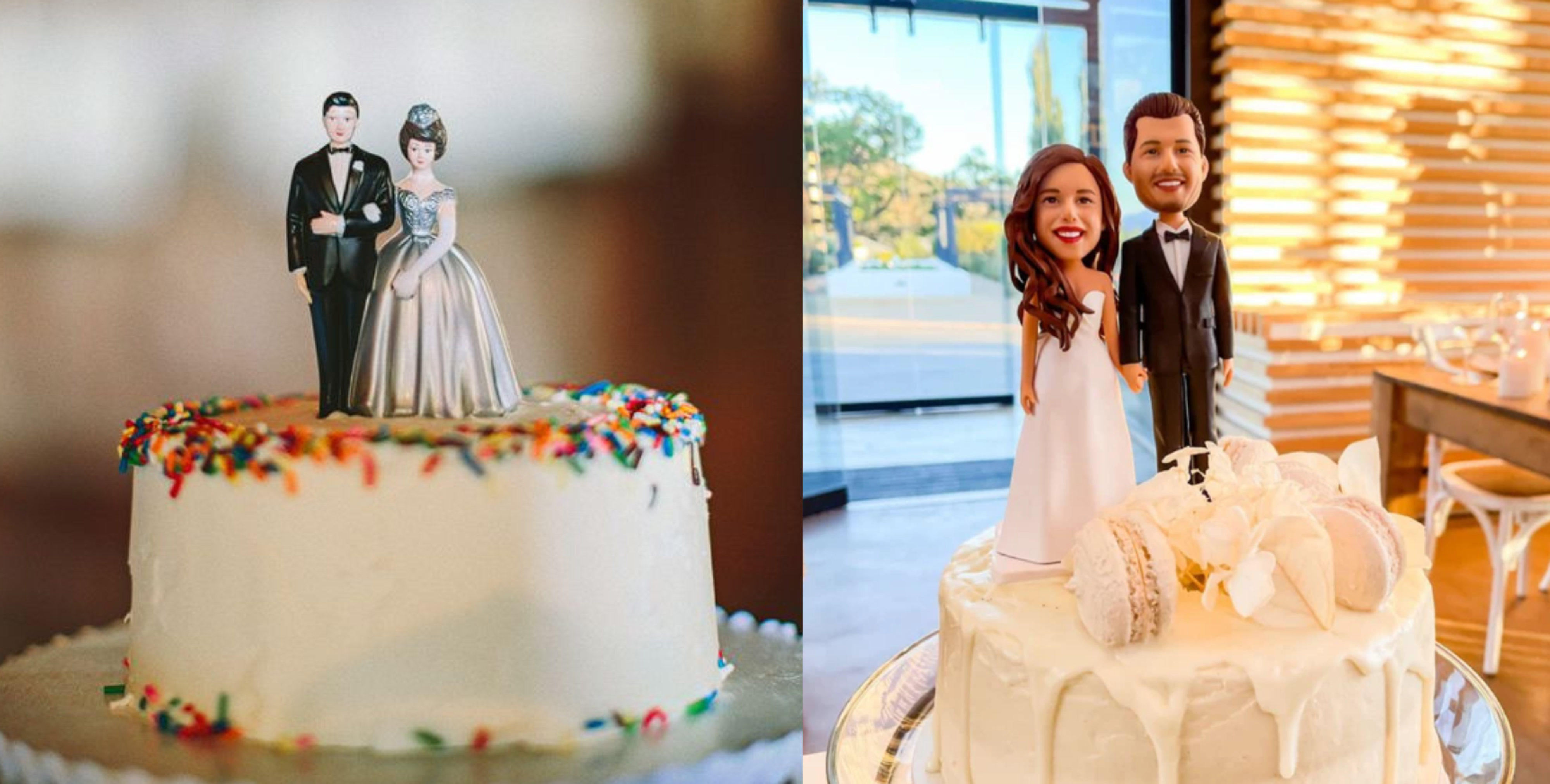 Oldest to Newest Variations of Cake Toppers in Wedding