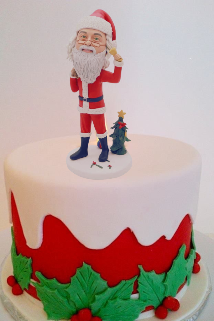 Santa Cake Topper 