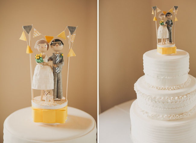 Custom Wooden Couple Cake Topper